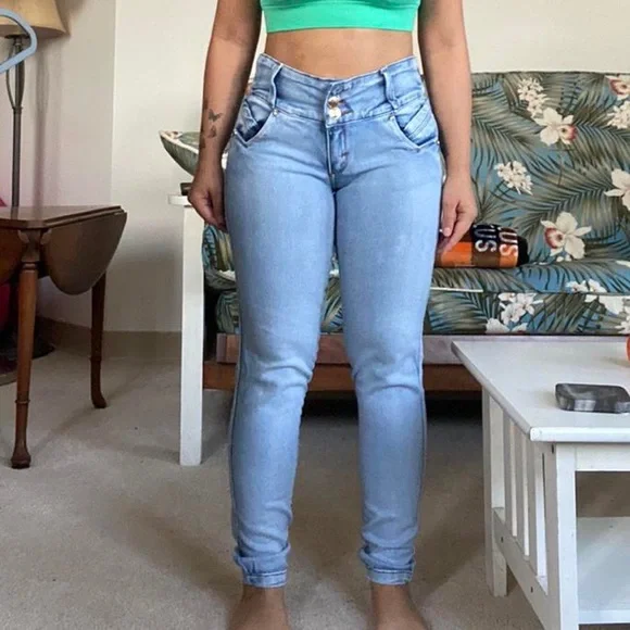 Women's High Waisted Ripped Skinny Jeans - Stretch Denim Butt Lifting Distressed Pants - View #13